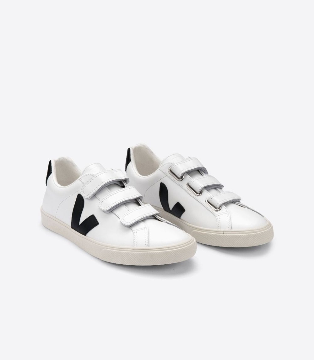 Veja Sneakers Barbati - 3-Lock Piele - Albi/Nigga - 7860239-CB